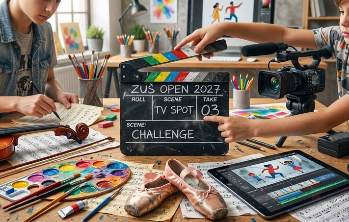 Mimořádná výzva pro ZUŠ: Vytvořte televizní spot ZUŠ Open 2027