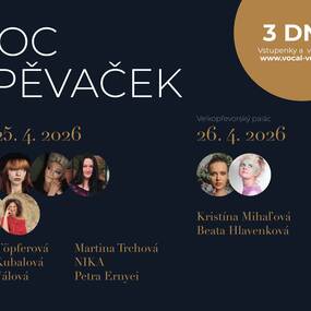 Pozvánka na Noc zpěvaček 2026