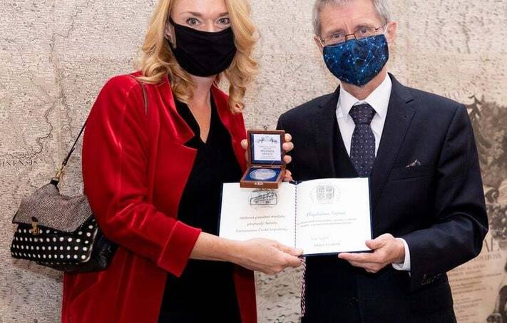 Magdalena Kožená převzala ocenění v Senátu Parlamentu ČR
