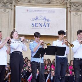 ZUŠ Open programme in the Waldstein Garden of the Senate of the Parliament of the Czech Republic