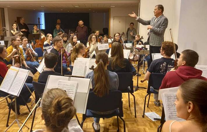 Zahajovací soustředění symfonického orchestru v Liberci