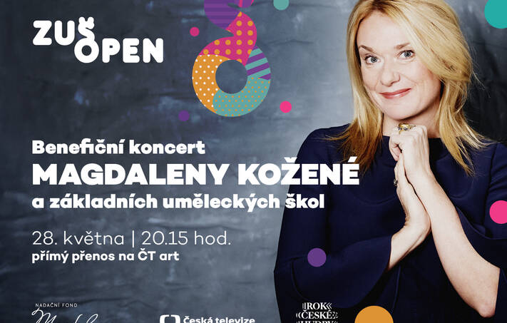 Přímý přenos Benefičního koncertu Magdaleny Kožené a základních uměleckých škol
