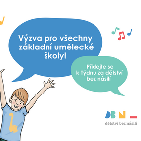  ZUŠky, pojďme společně bubnovat za dětství bez násilí